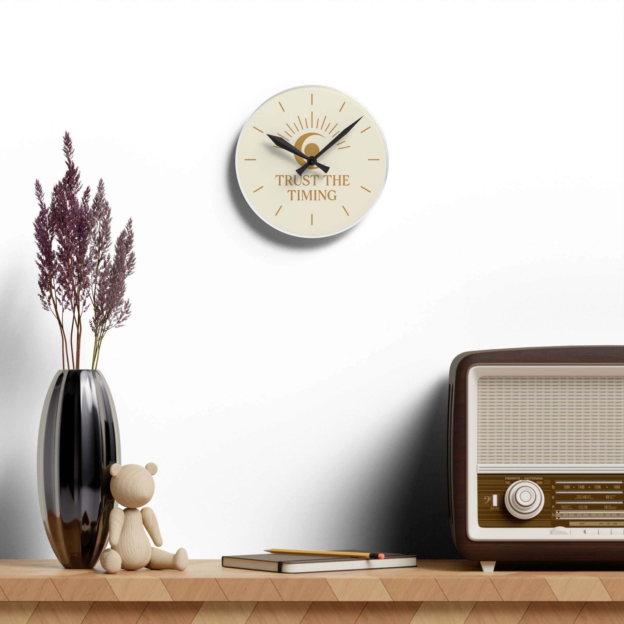 Wanduhr - Trust The Timing